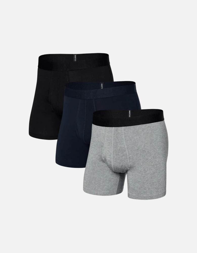 Mens Droptemp Cooling Cotton 3 Pack Boxer Shorts