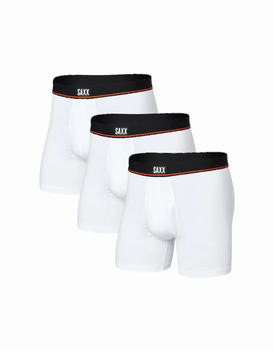 Mens Non-Stop Stretch Cotton 3 Pack Boxer Shorts, 2 of 1