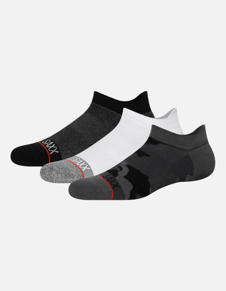 Mens Whole Package Low 3 Pack Ankle Socks