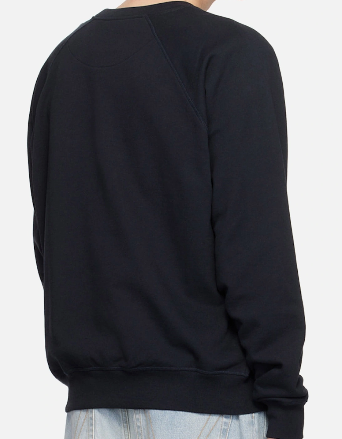 Men's Navy Centre Orb Raglan Sweatshirt