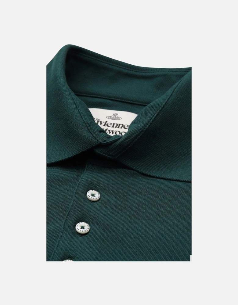 Men's Green Lion & Unicorn Polo Shirt