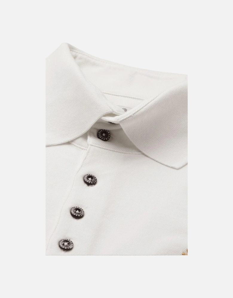 Men's White Lion & Unicorn Polo Shirt