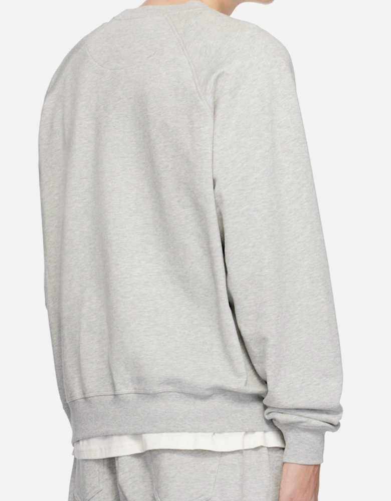 Men's Grey Centre Orb Raglan Sweatshirt