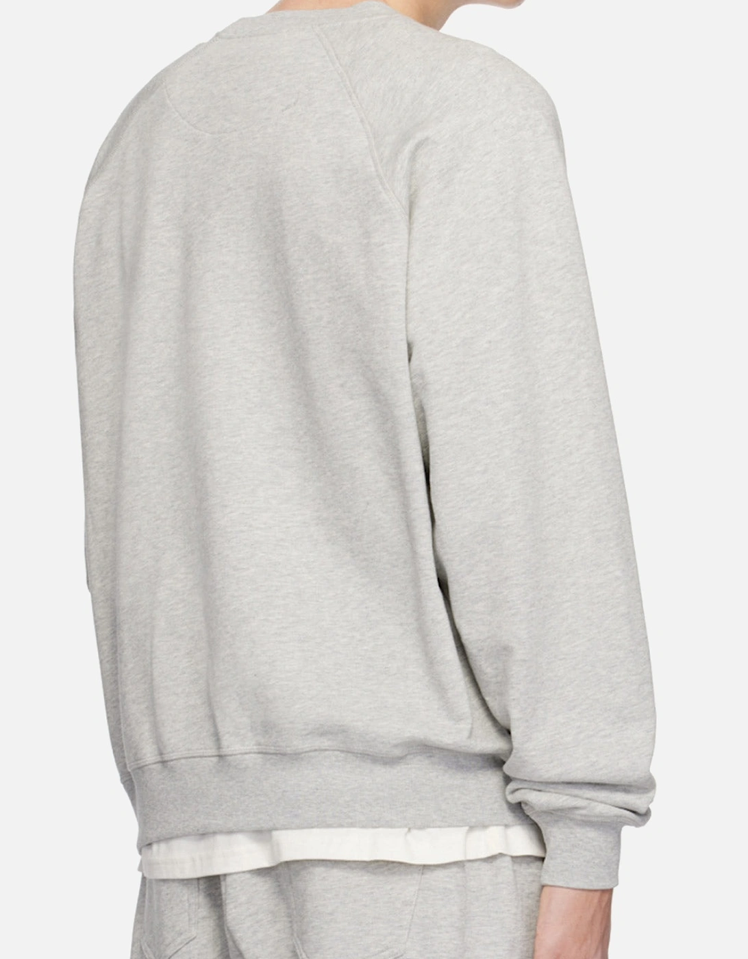 Men's Grey Centre Orb Raglan Sweatshirt