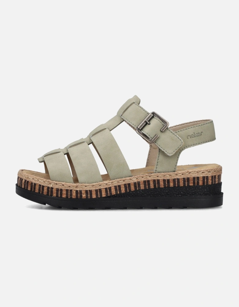 V7904-52 Womens Sandals Green