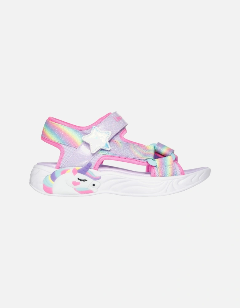UNICORN DREAMS SANDAL - DREAMY Girls Sandals Lavender Multi