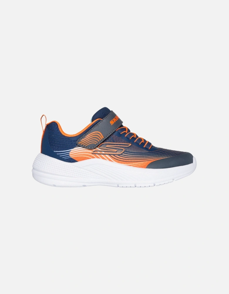 MICROSPEC ADVANCE Boys Trainers Navy/Orange