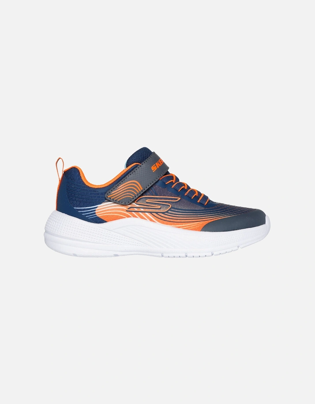 MICROSPEC ADVANCE Boys Trainers Navy/Orange, 2 of 1