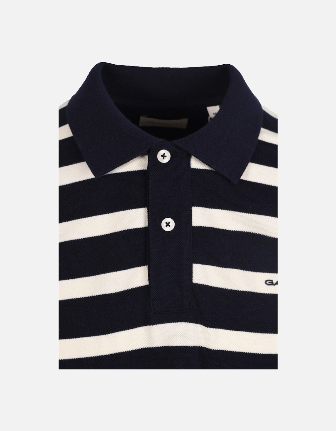 Striped Polo Evening Blue