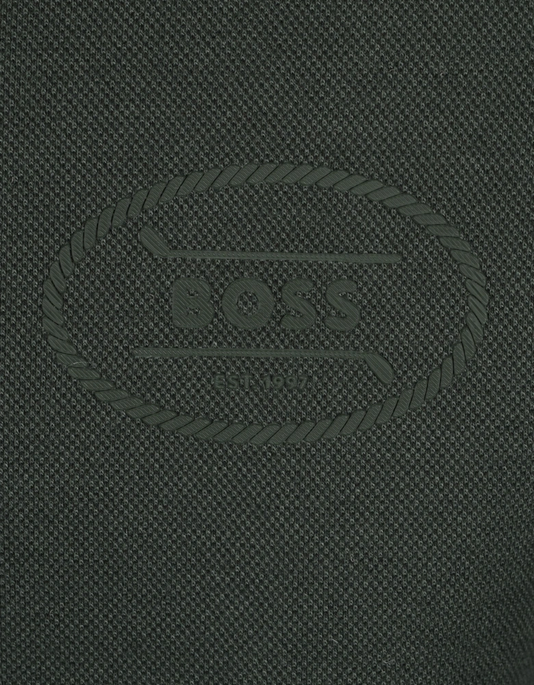 Boss Green Seth Heritage Full Zip Knitwear Open Green
