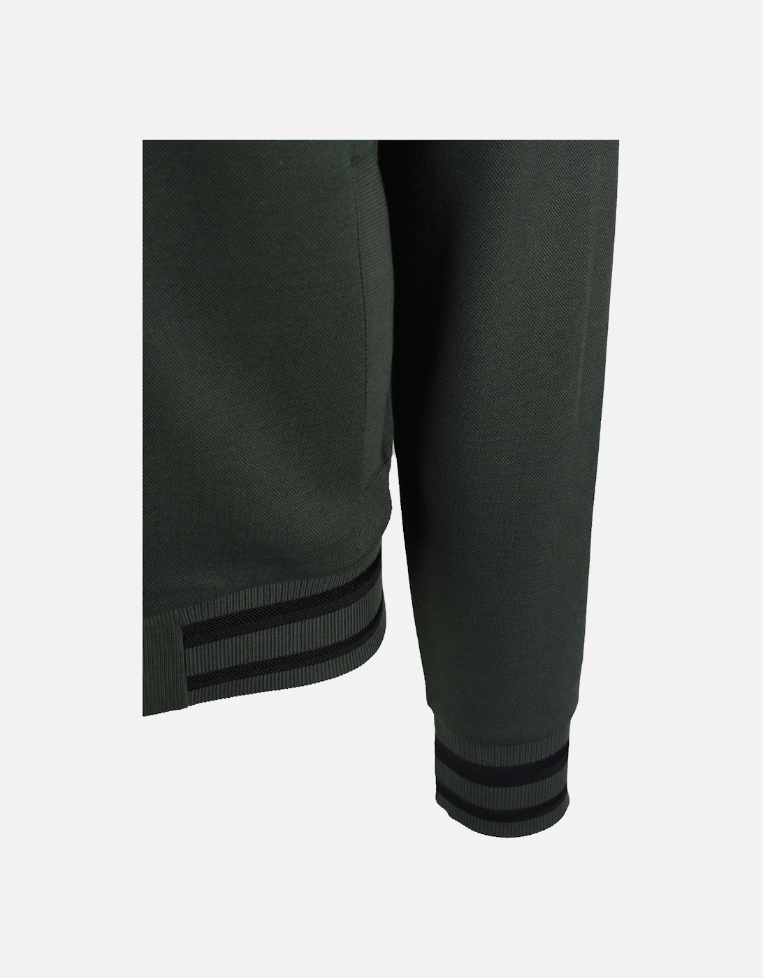Boss Green Seth Heritage Full Zip Knitwear Open Green