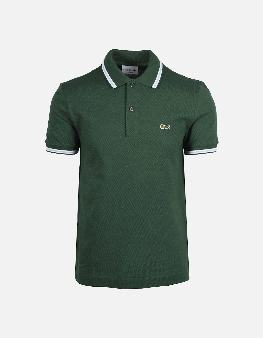 Tipped Collar Polo Green, 4 of 3