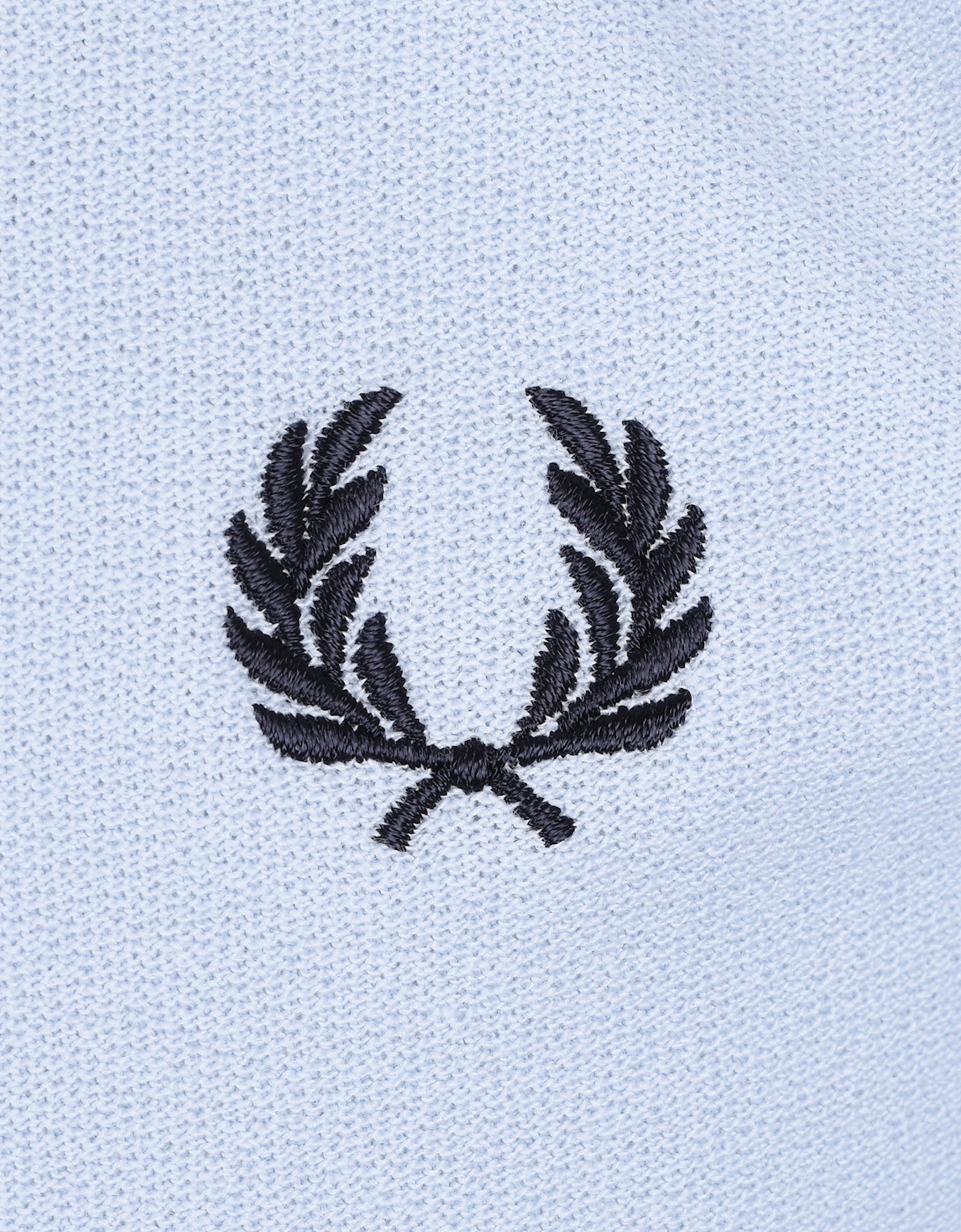 Pique Zip Neck Polo Light Smoke