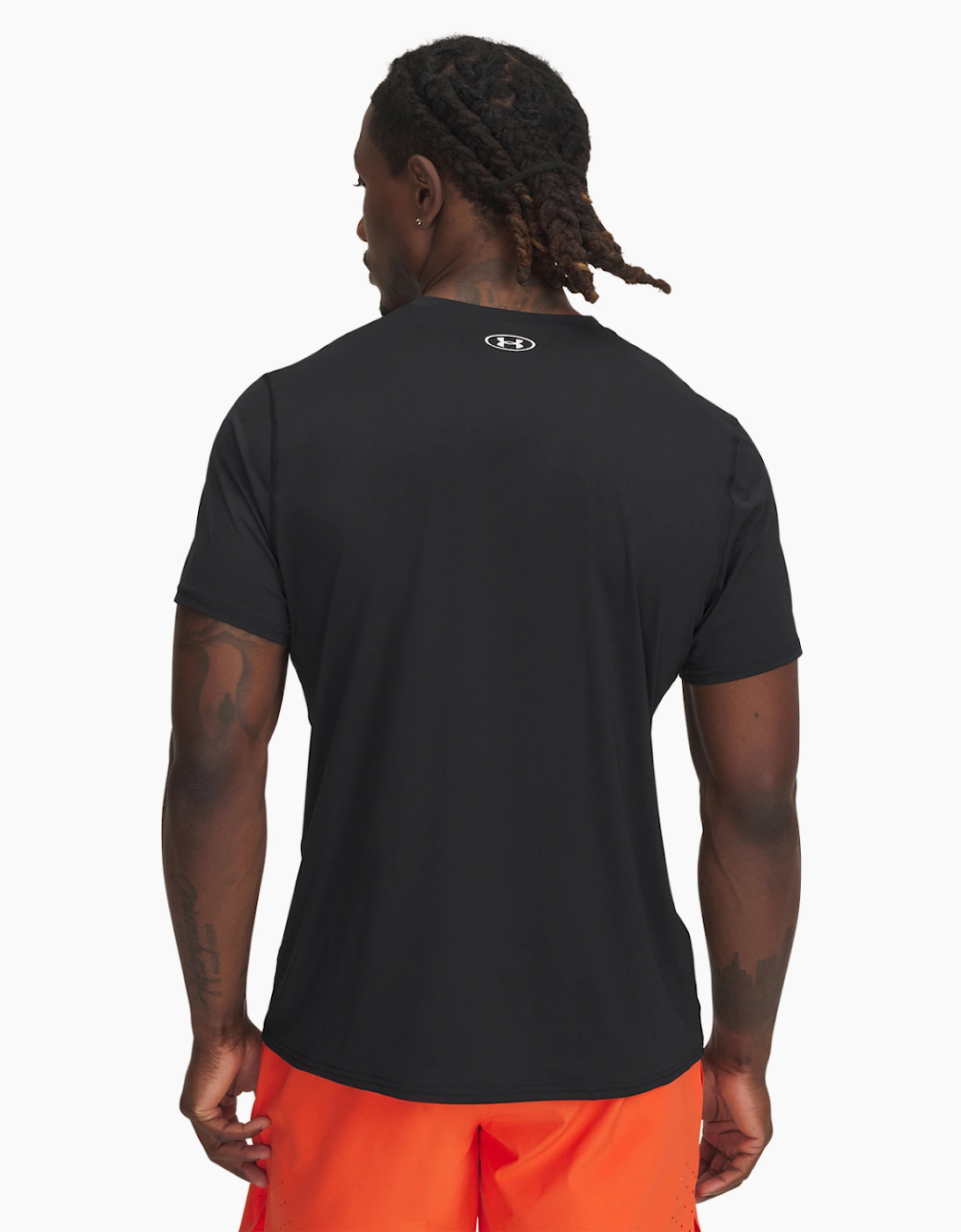 Under Armour Unisex Adult HeatGear T-Shirt - Black - Size: 18/16/42