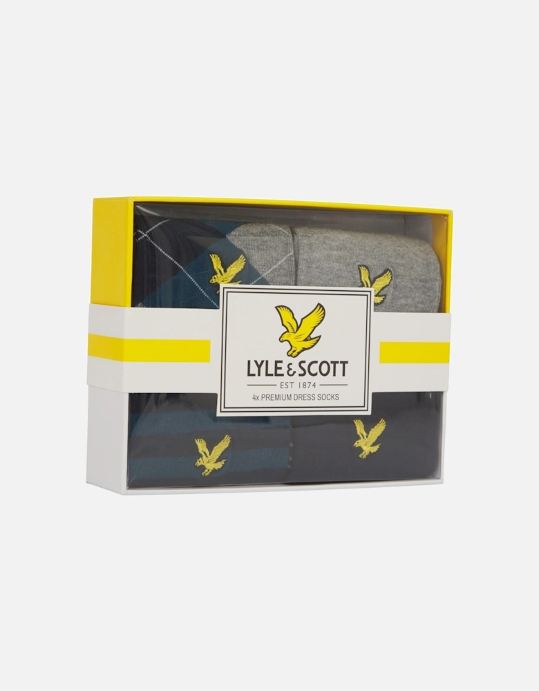 4 Pack of Dress Socks