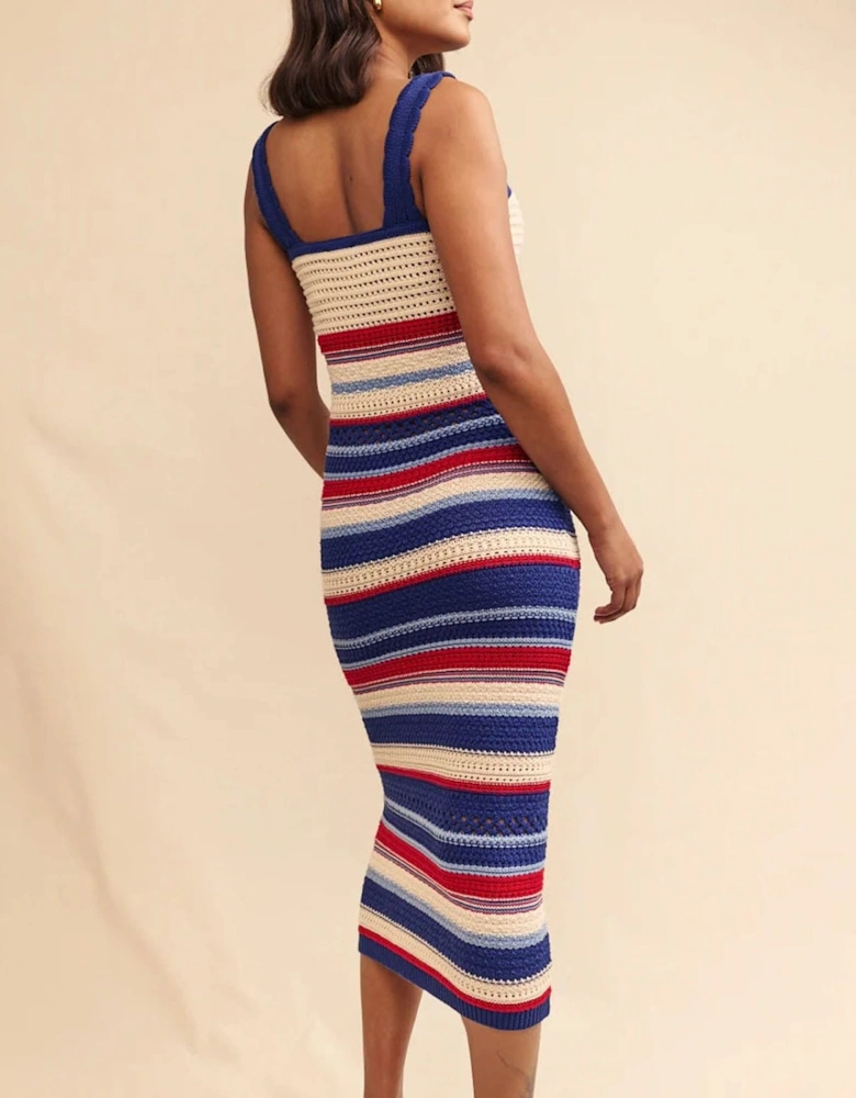 Fearne Cotton Stripe Midi Dress