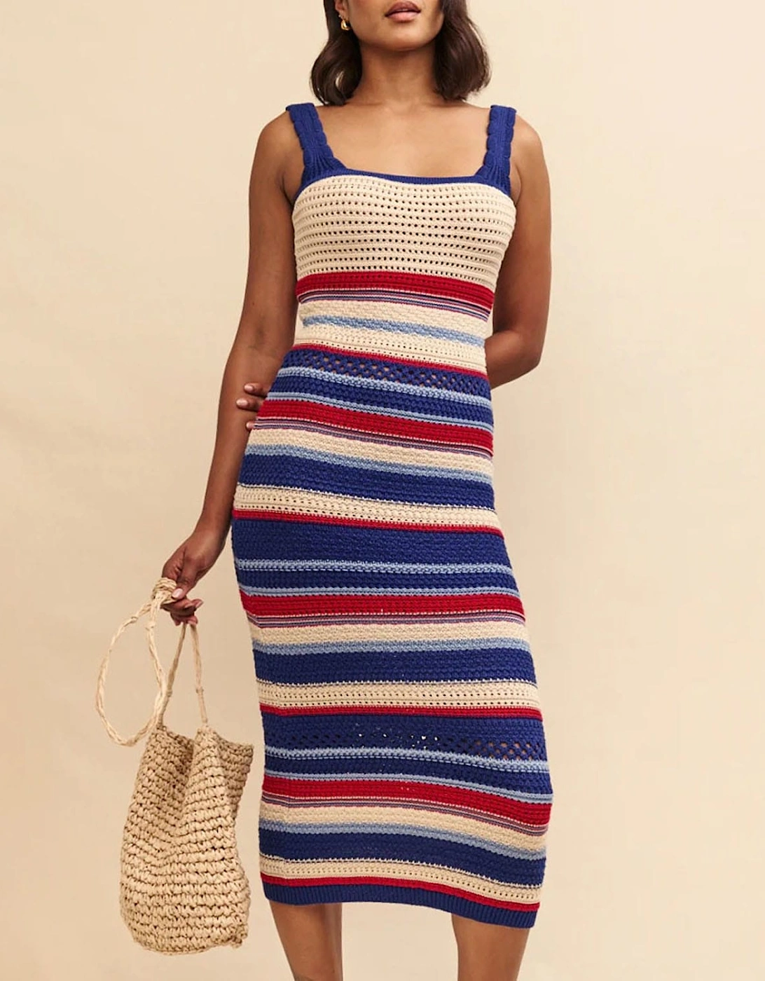 Fearne Cotton Stripe Midi Dress, 4 of 3