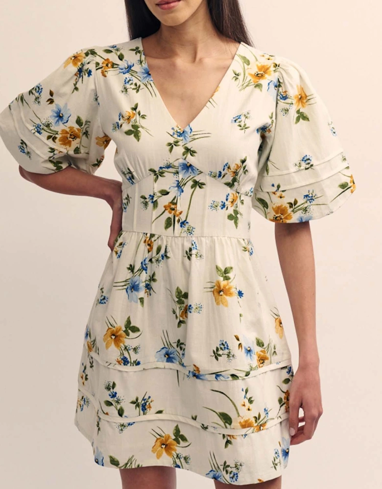 Floral Clover Mini Dress