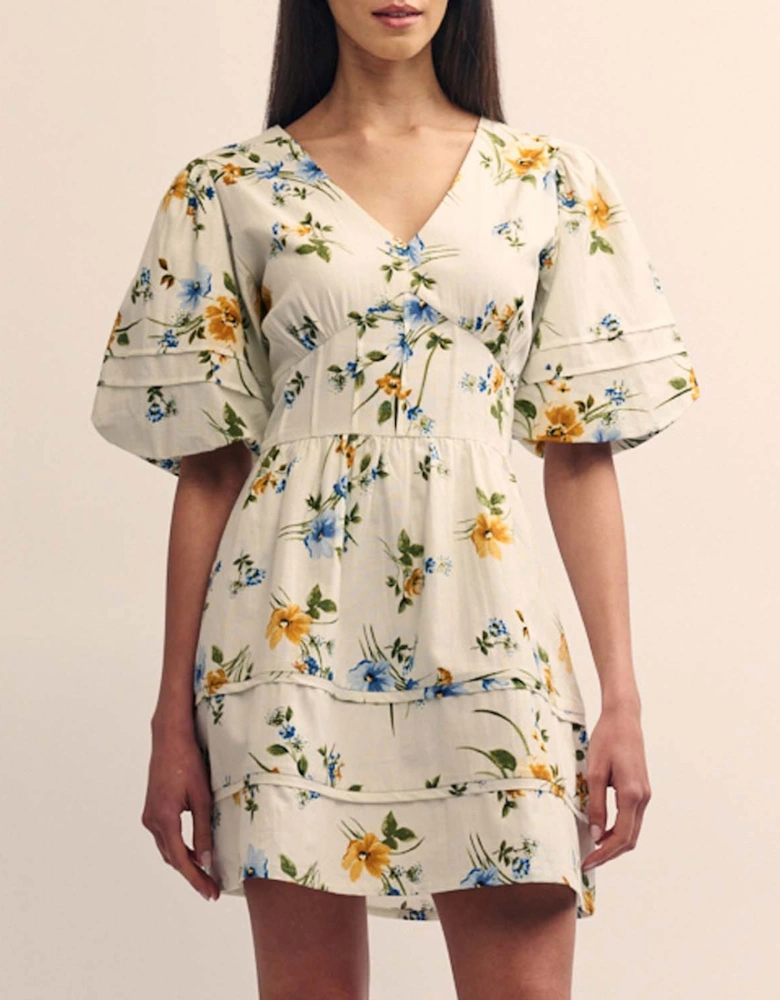 Floral Clover Mini Dress