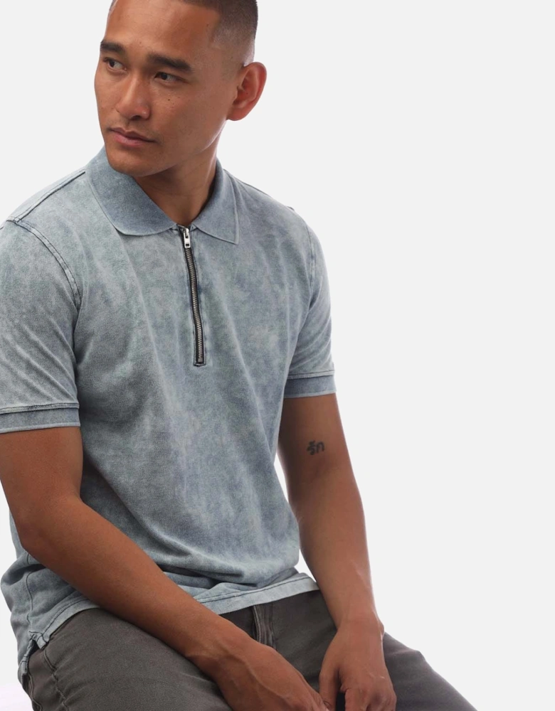 T-Smith-Zip Polo Shirt