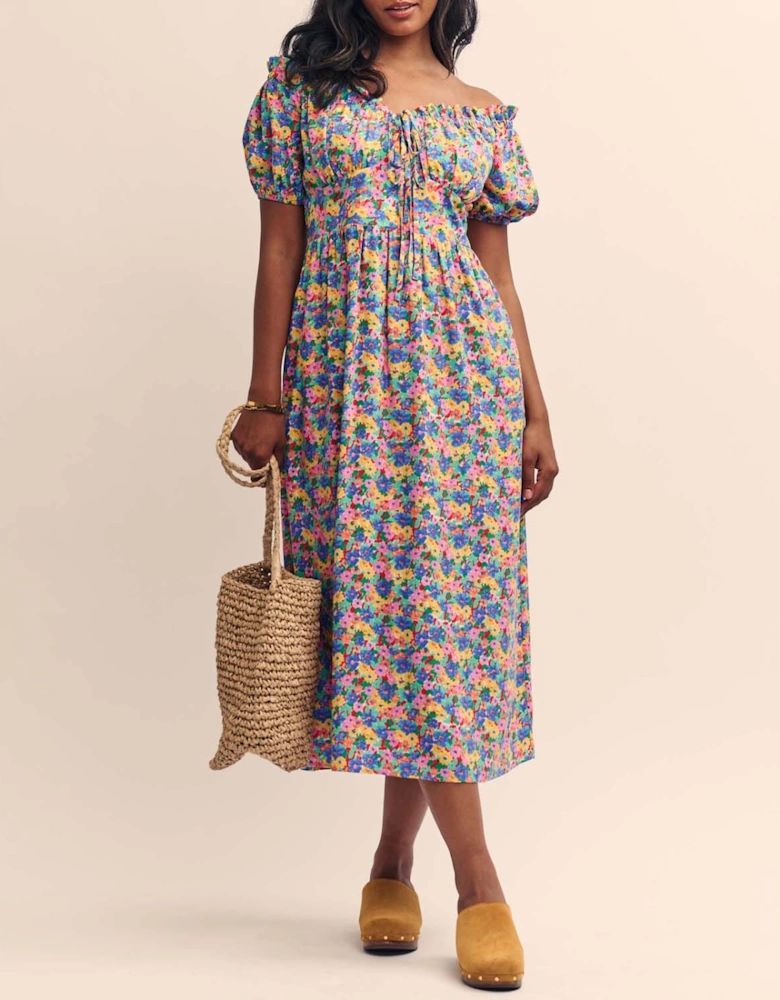 Genevieve Floral Midi Dress
