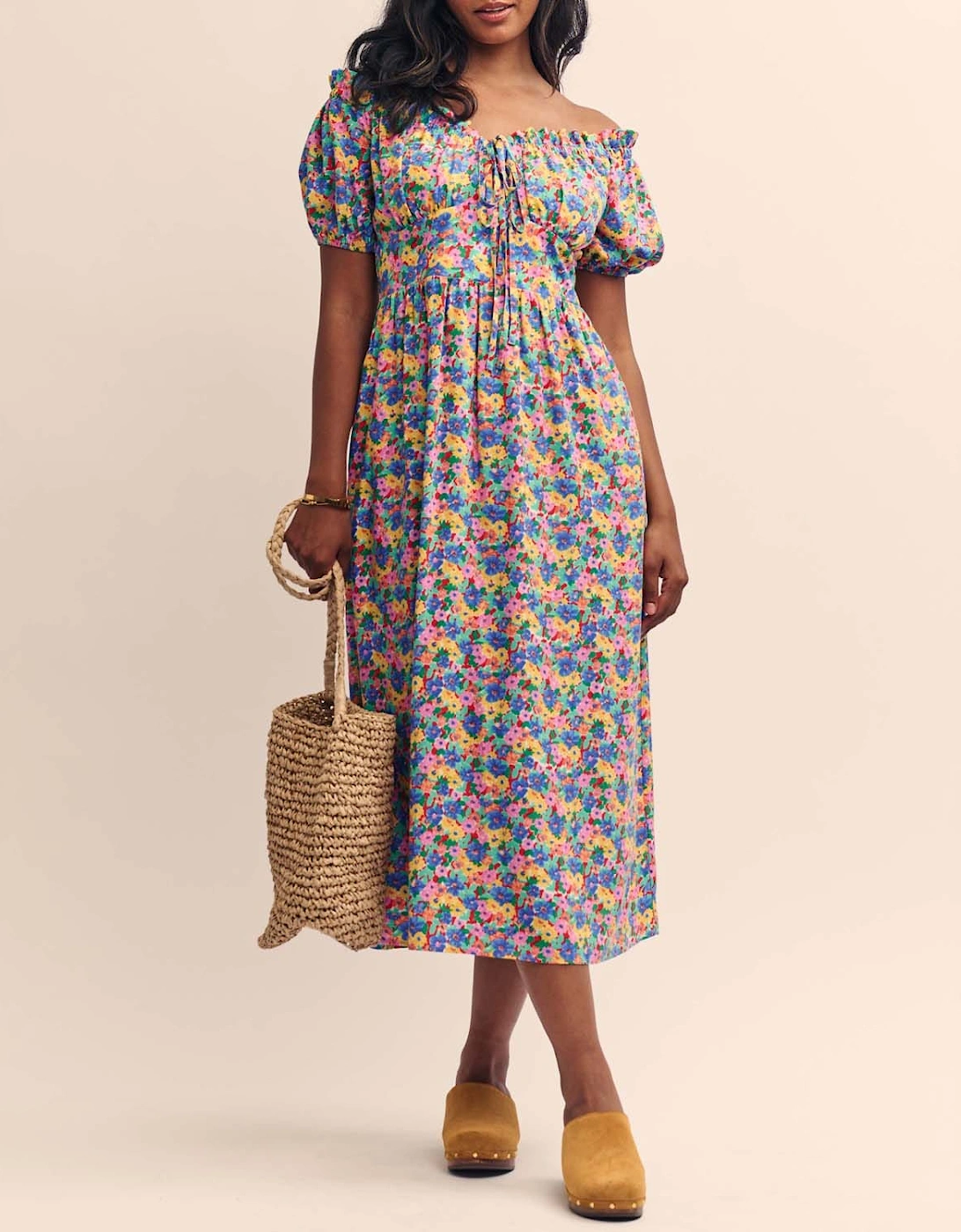 Genevieve Floral Midi Dress, 4 of 3