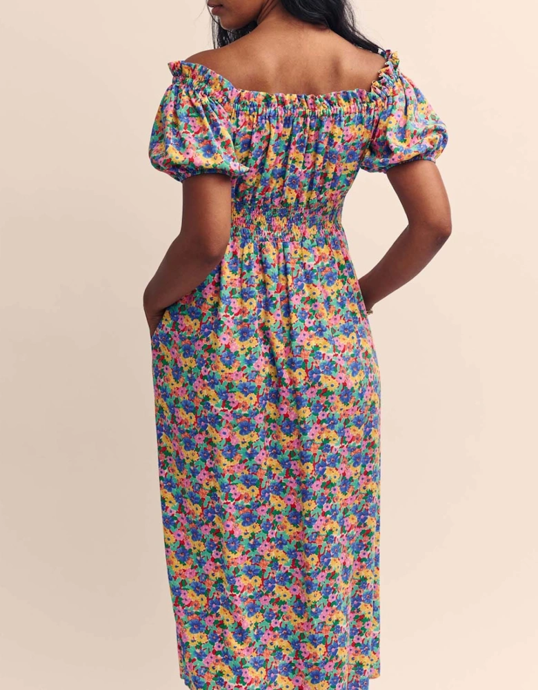 Genevieve Floral Midi Dress