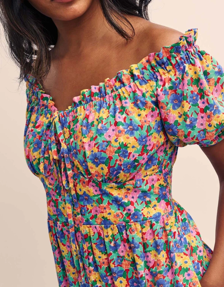 Genevieve Floral Midi Dress