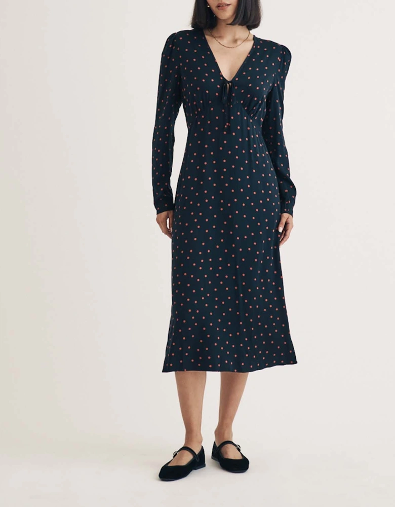 Lily Long Sleeve Midi Dress