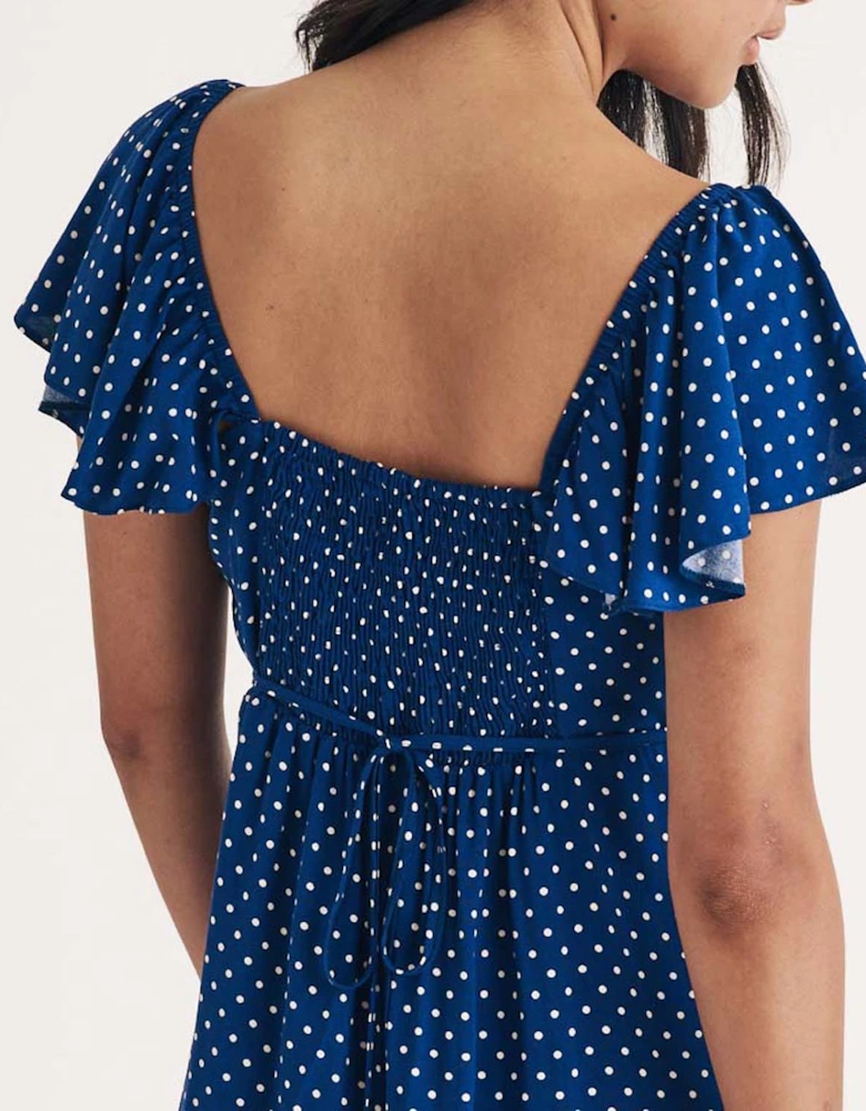Elise Polka Dot Mini Dress