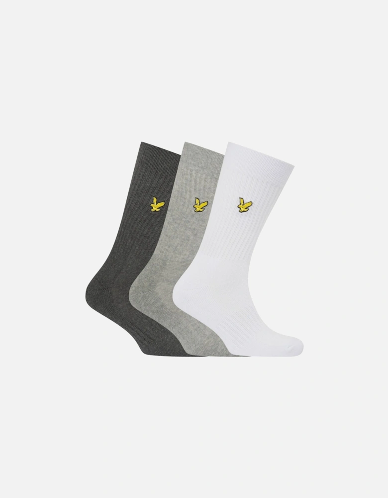 3 Pack of Plain Socks
