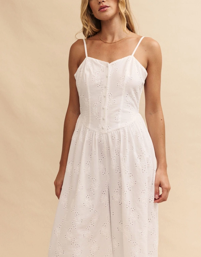 Tricia Broderie Anglaise Jumpsuit