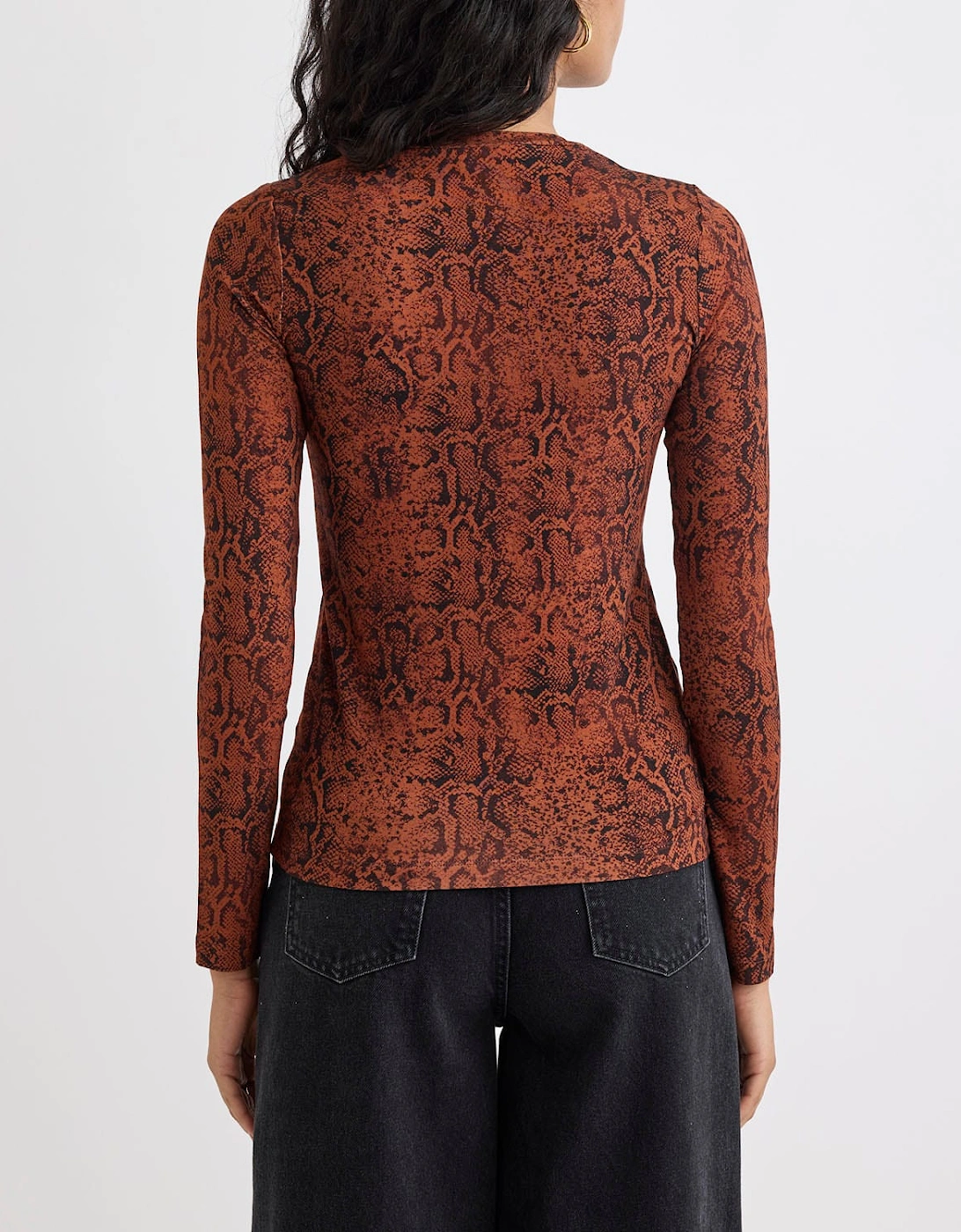 Spencer Animal Print Long Sleeve Top