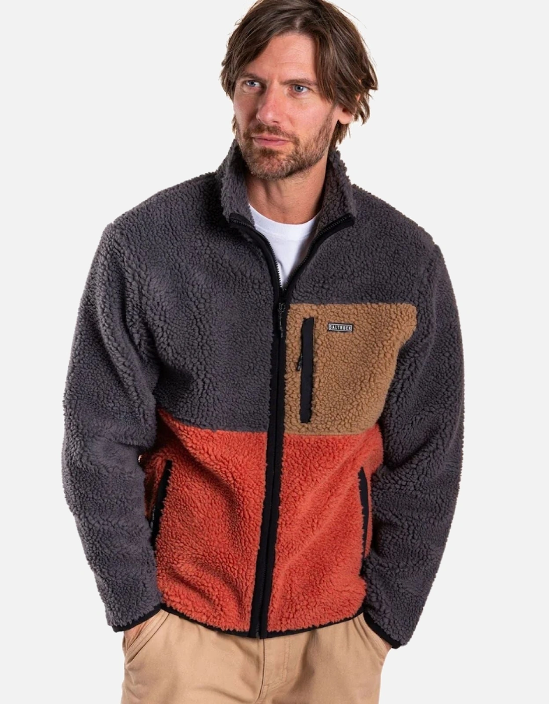 Mens Wye Full Zip Fleece, 2 of 1