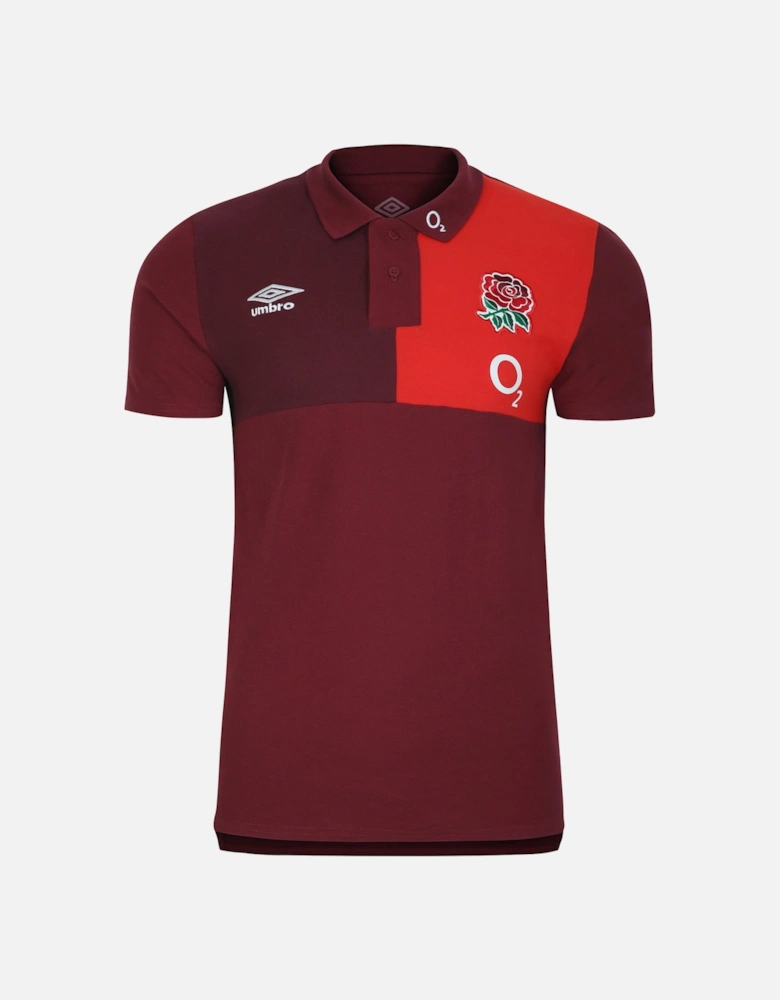 Mens 23/24 England Rugby CVC Polo Shirt