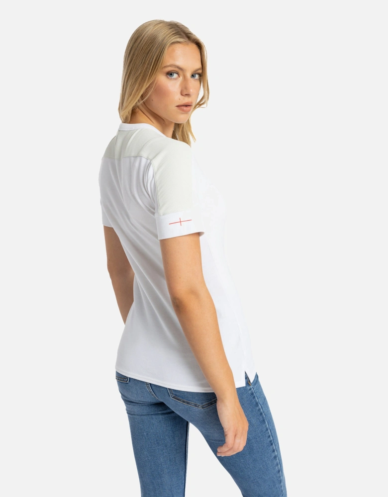 Womens/Ladies 23/24 England Rugby Presentation T-Shirt