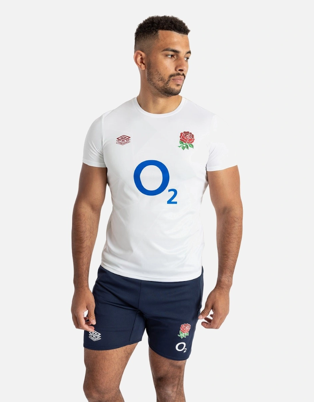 Mens 23/24 England Rugby Warm Up Jersey