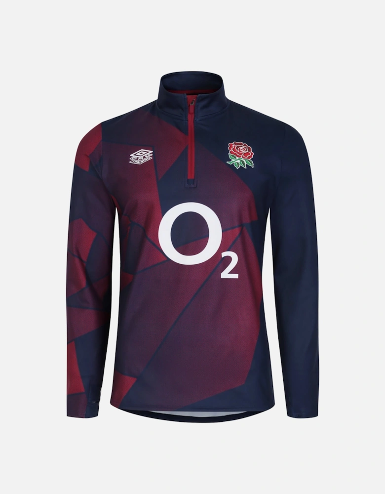 Mens 23/24 England Rugby Warm Up Midlayer