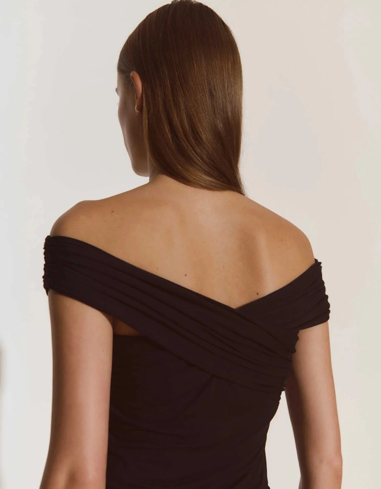 Biarritz off the shoulder wrap top