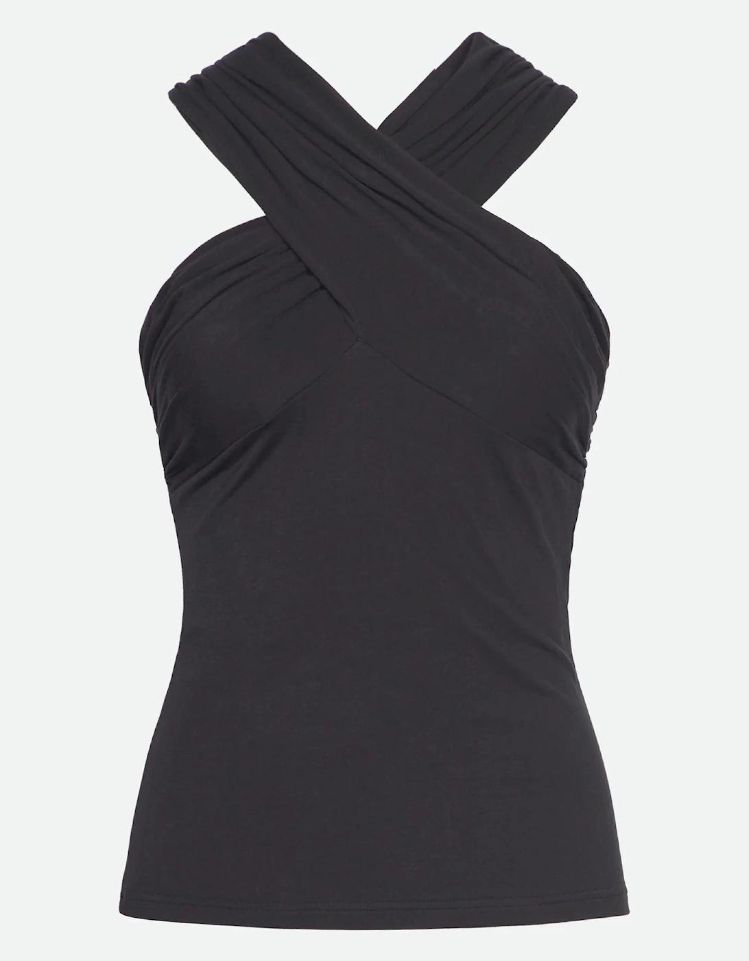 Rosemunde Women's Biarritz off the shoulder wrap top - Black - Size: 40