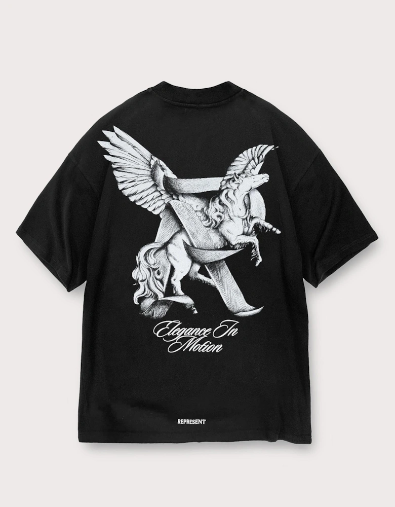 Oversized Fit Elegance In Motion T-Shirt