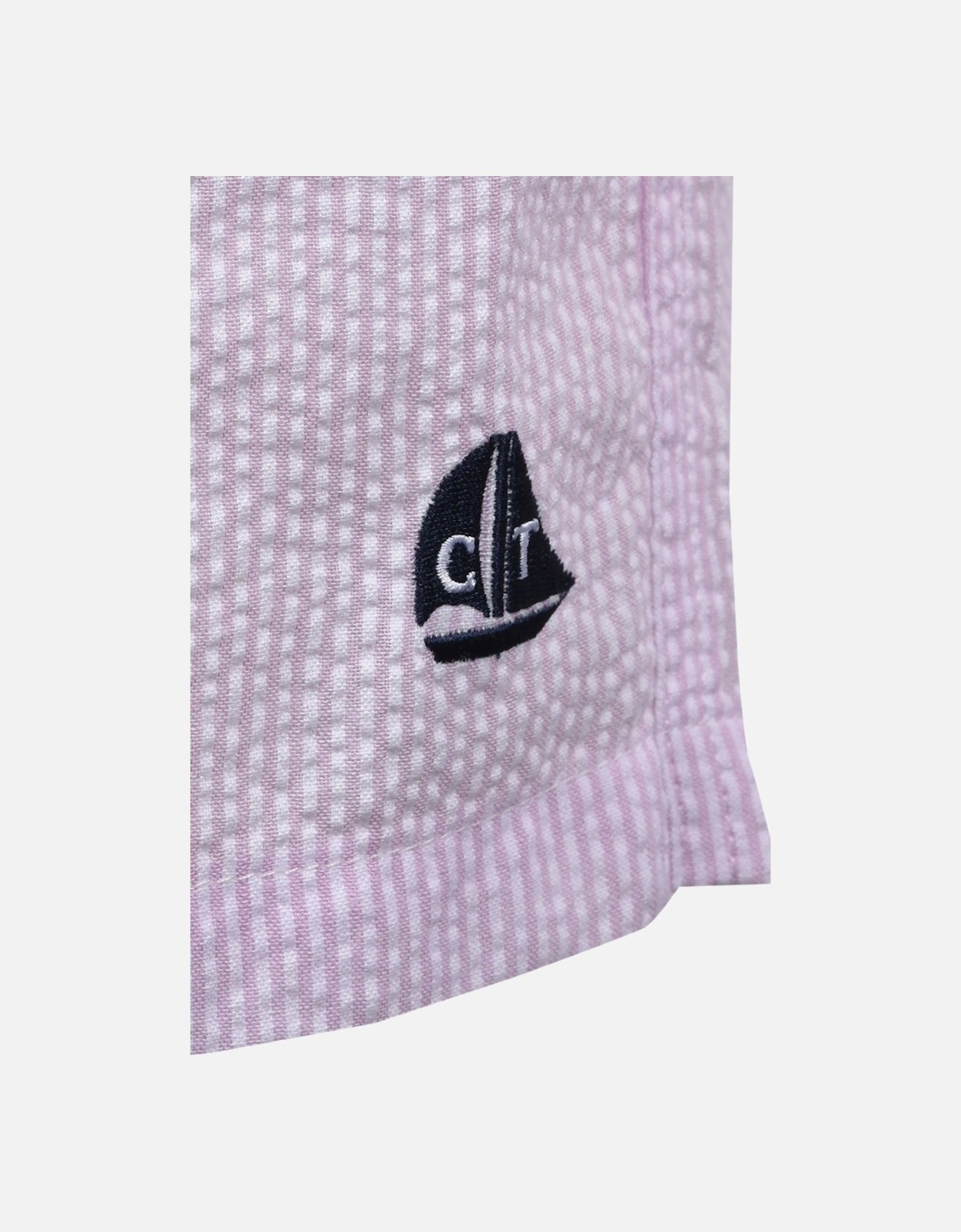 SEERSUCKER SWIM SHORTS LIGHT PINK