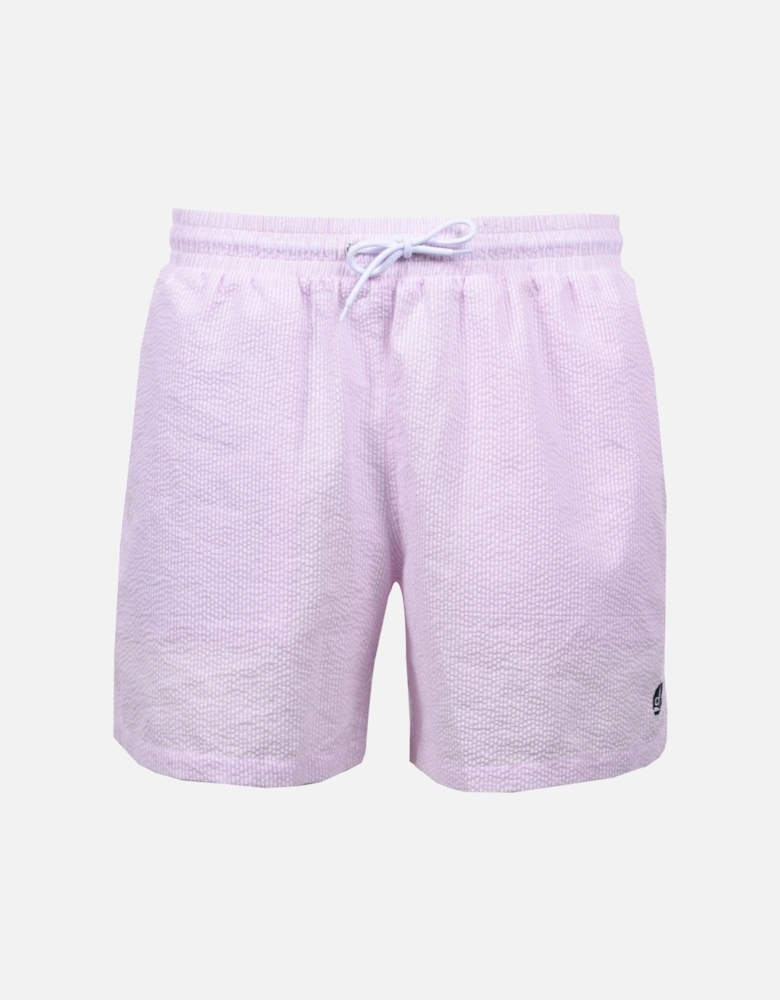 SEERSUCKER SWIM SHORTS LIGHT PINK
