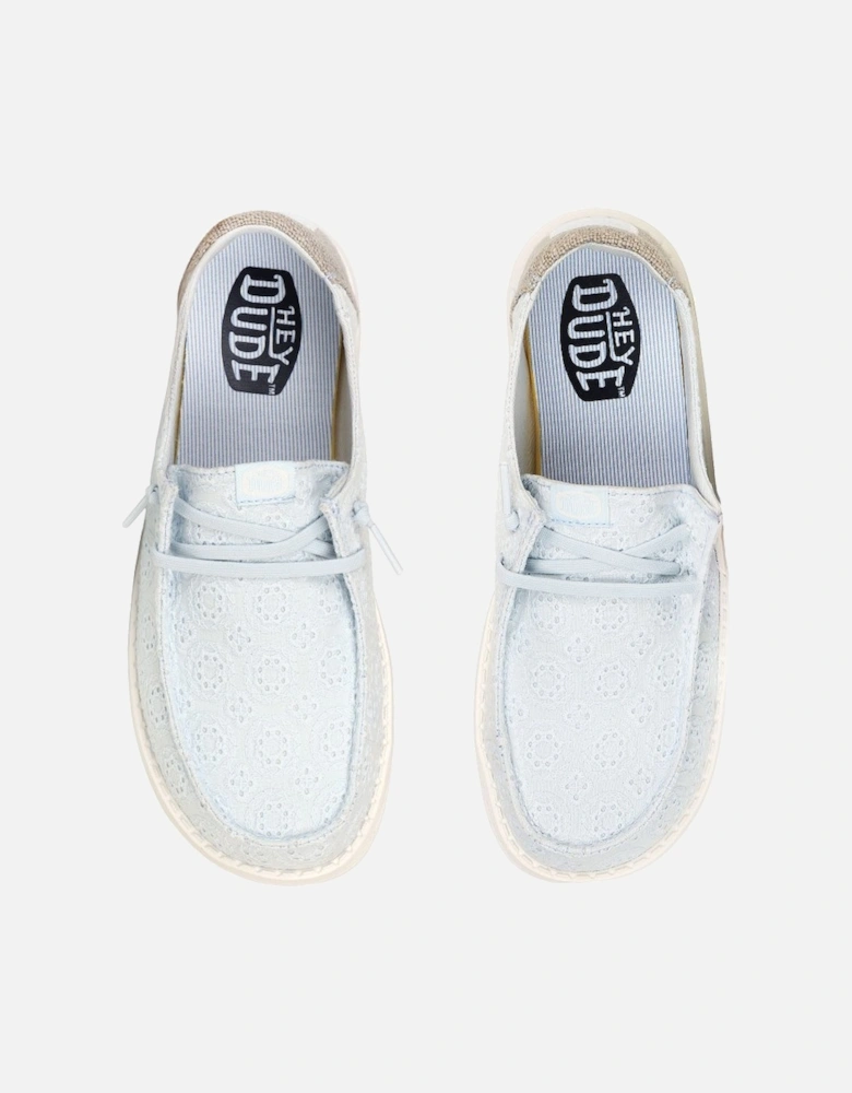 Wendy Eyelet Lace Womens Canvas Shoes