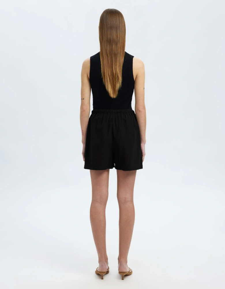 Femme Luisa Midweight String Shorts Black