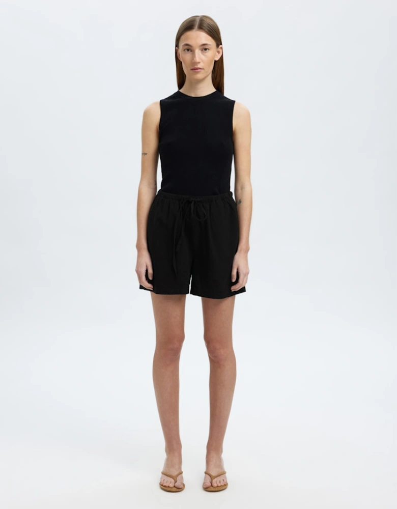 Femme Luisa Midweight String Shorts Black