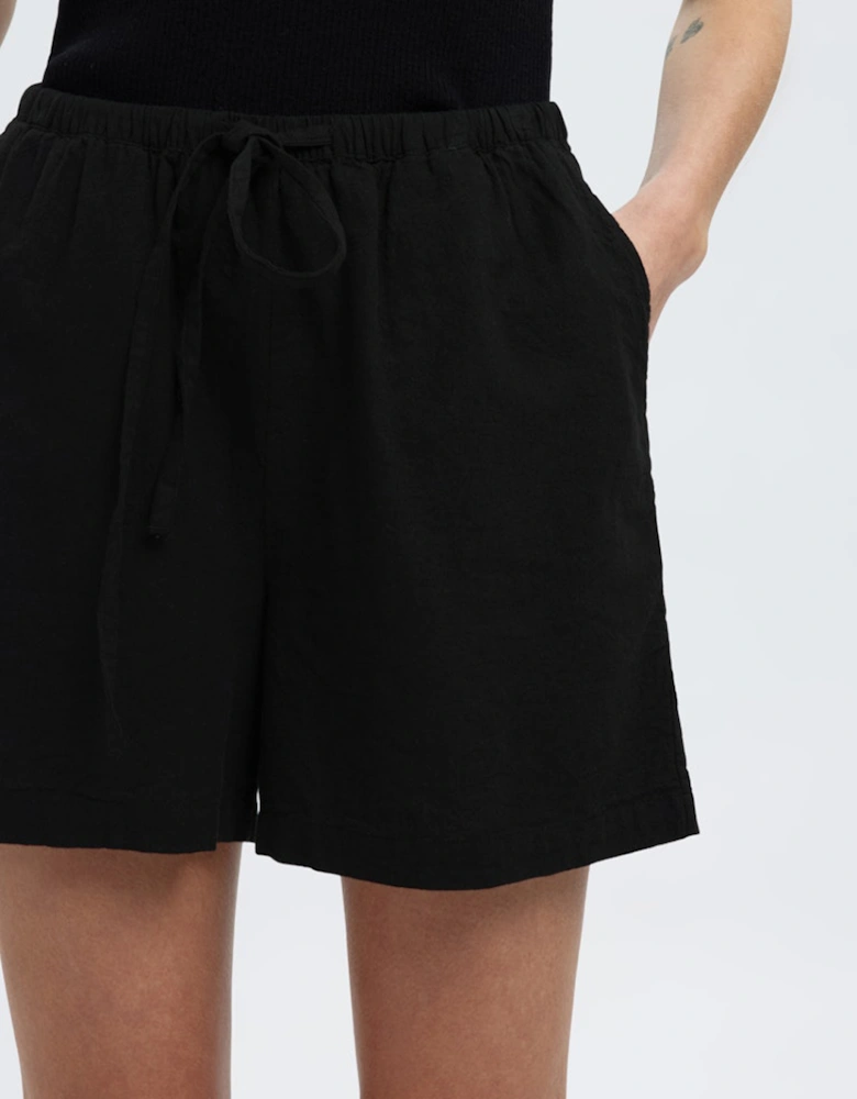 Femme Luisa Midweight String Shorts Black