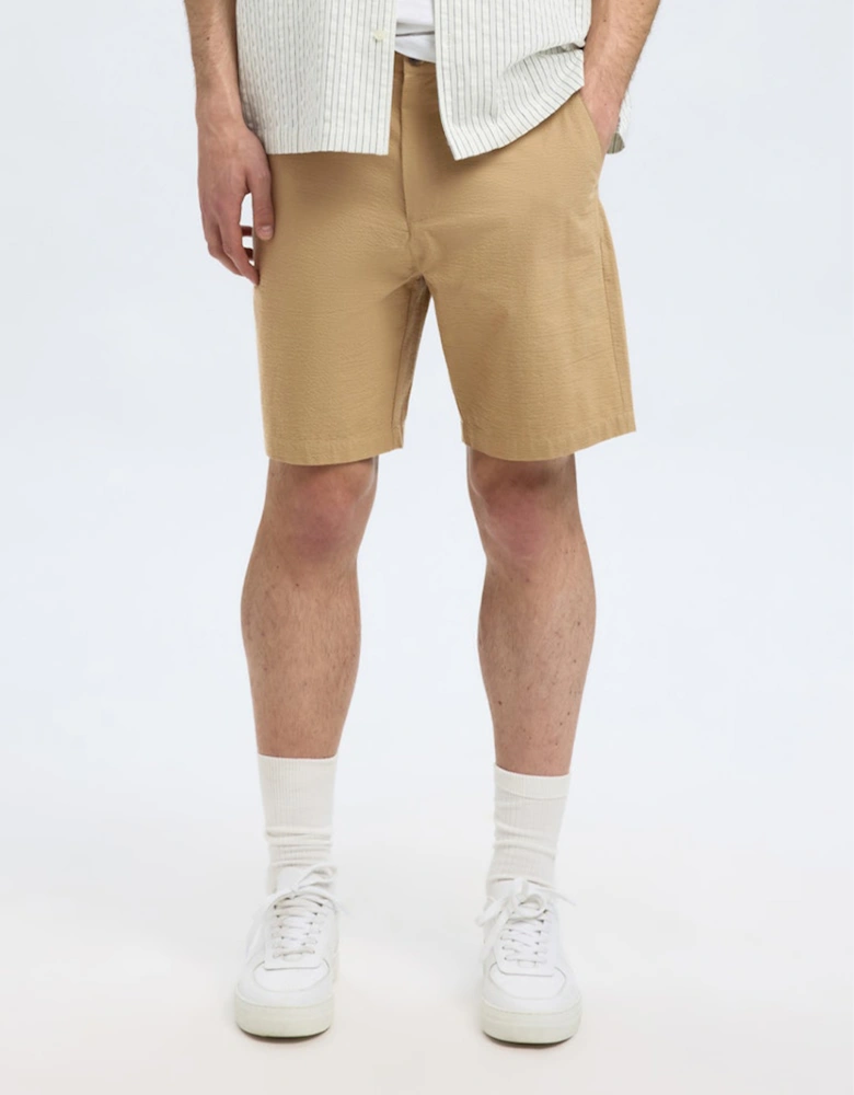 Homme Karl Seersucker Shorts Kelp