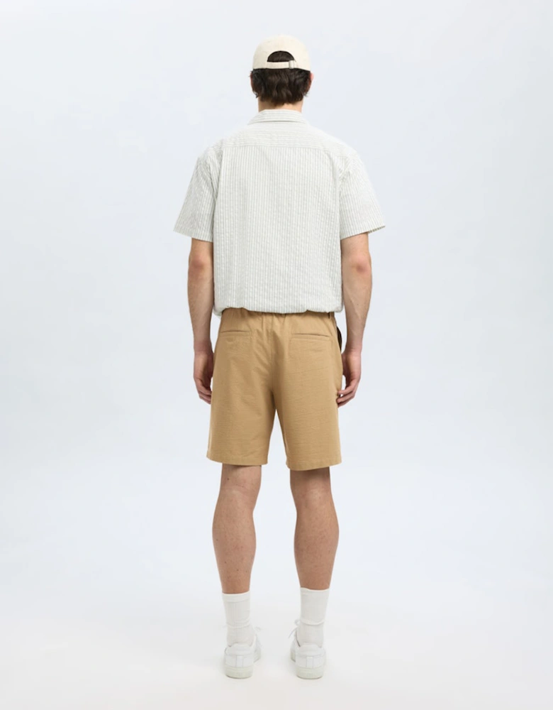 Homme Karl Seersucker Shorts Kelp