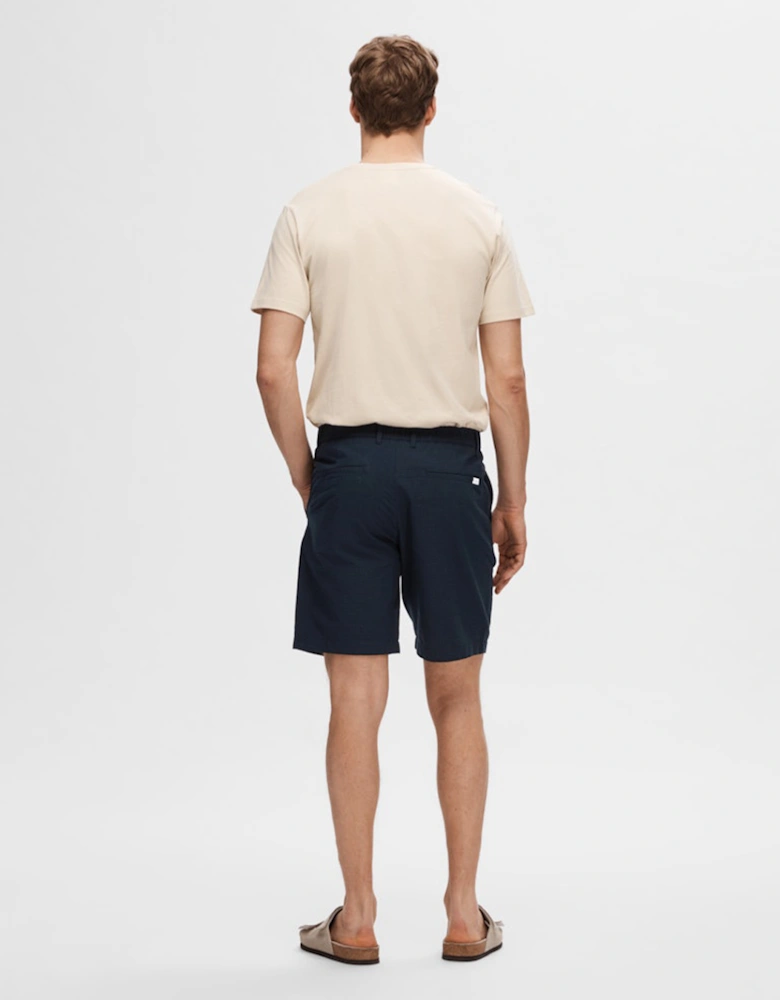 Homme Karl Seersucker Shorts Sky Captain